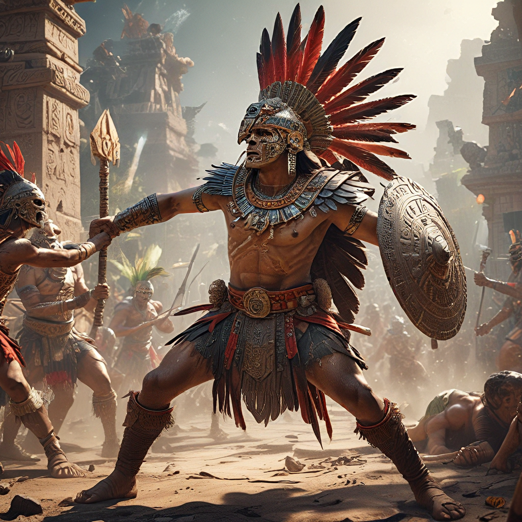 The Epic Battles in Aztec Mythology