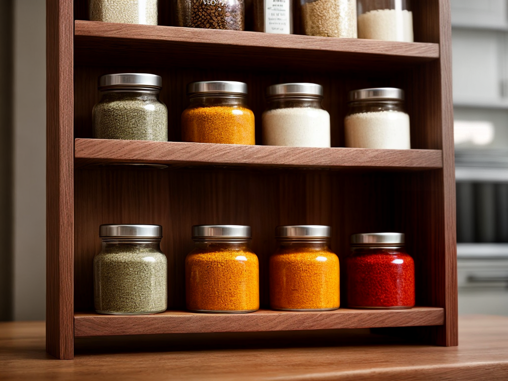 Creating a Custom Spice Rack for Your Kitchen