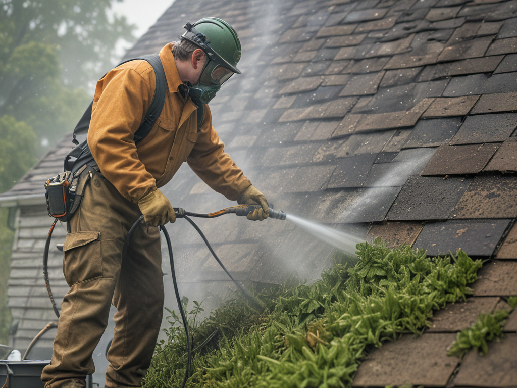 Techniques for Safely Pressure Washing Your Roof