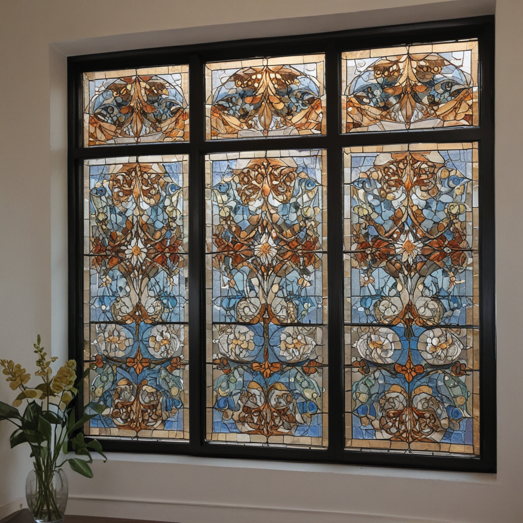 Transform Your Windows with Stained Glass Art Panels