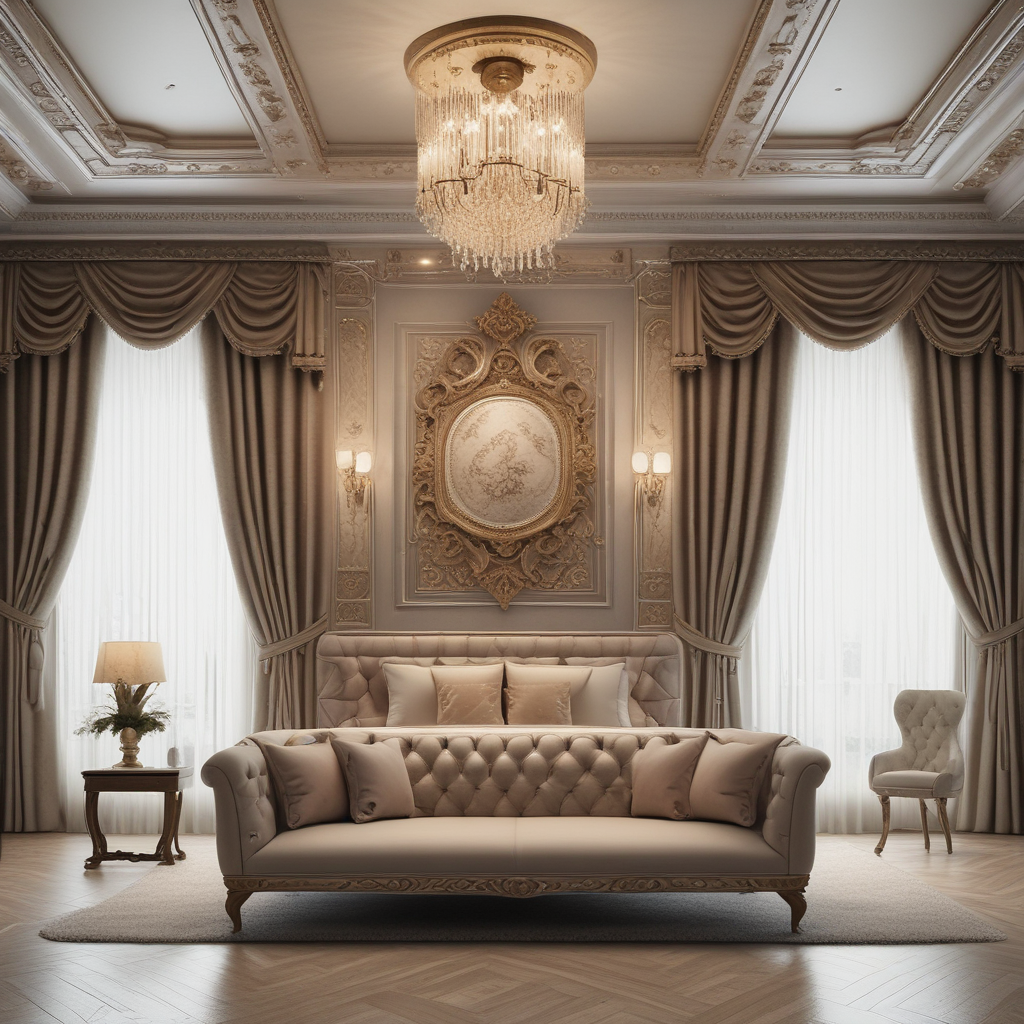Traditional Design: Luxurious Fabrics and Ornate Details for Opulence
