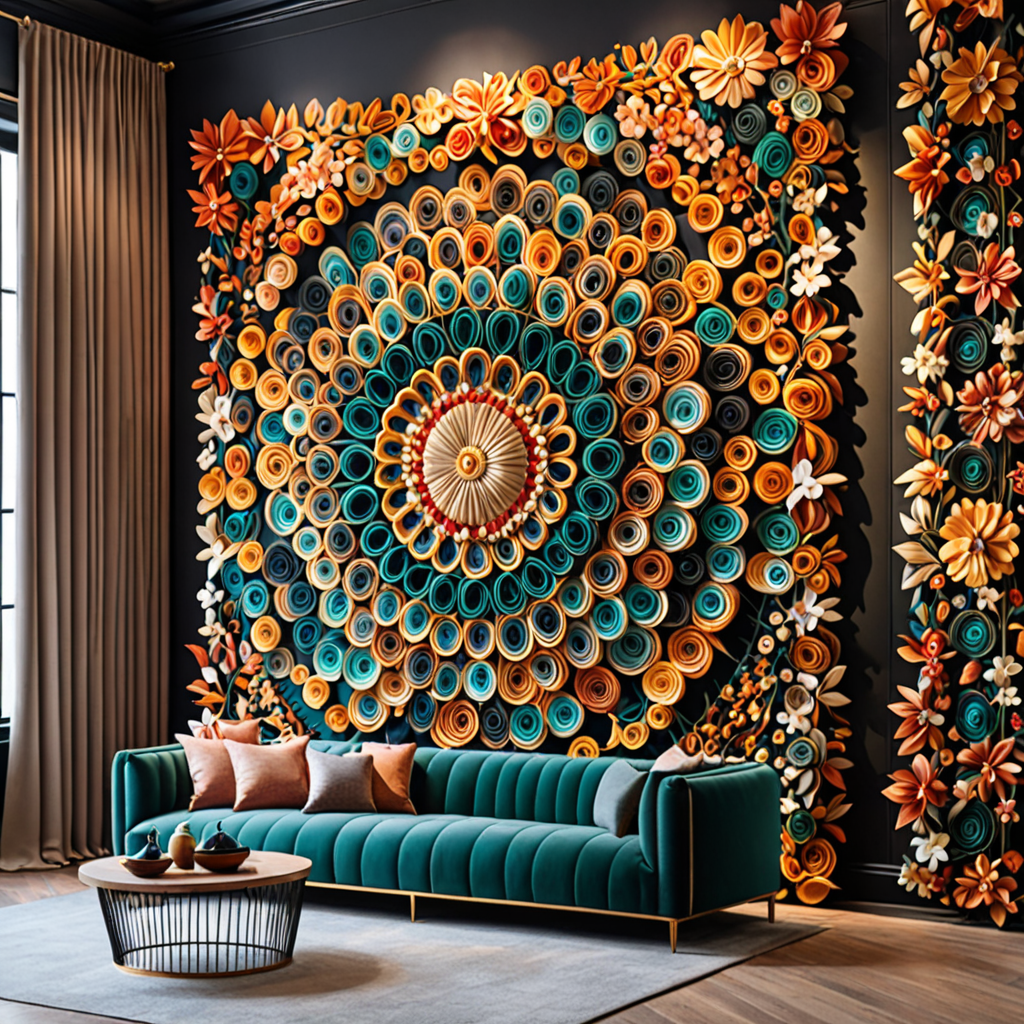 The Art of Textile Sculpture: Creating Fabric Installations for Artistic Walls