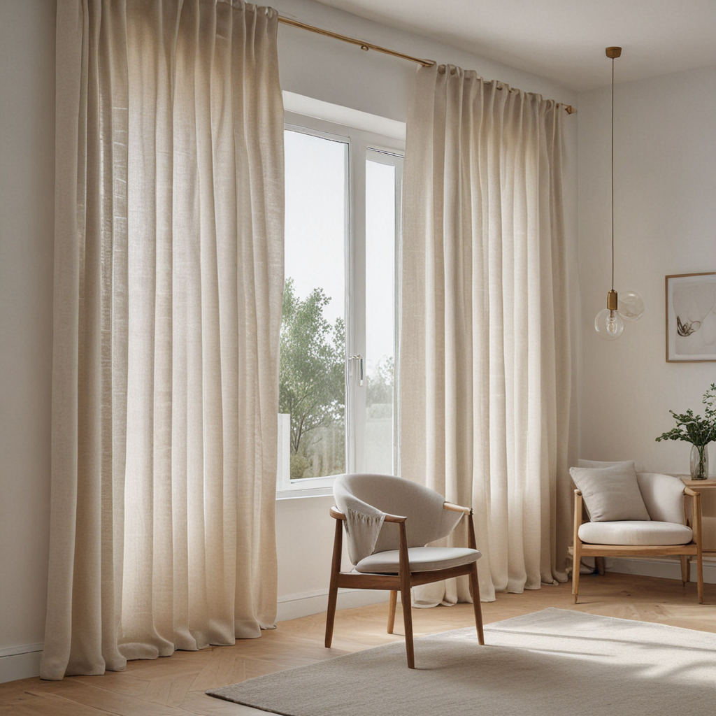 Scandinavian Simplicity: Neutral Linen Curtains for Minimalist Spaces