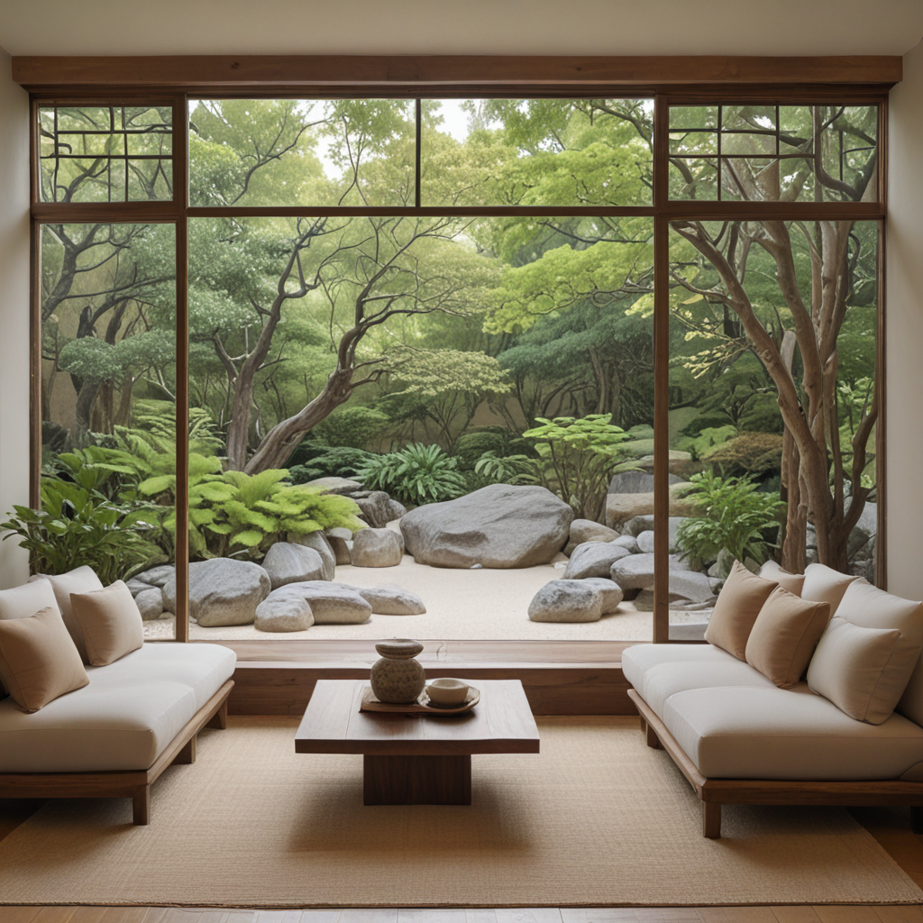 The Serenity of Japanese Zen Garden Inspired Window Treatments