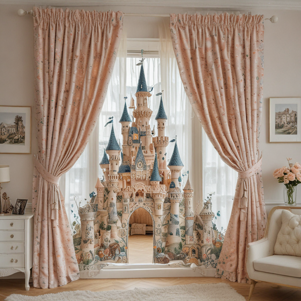 Whimsical Wonderland: Fairytale Castle Patterns in Children’s Curtains