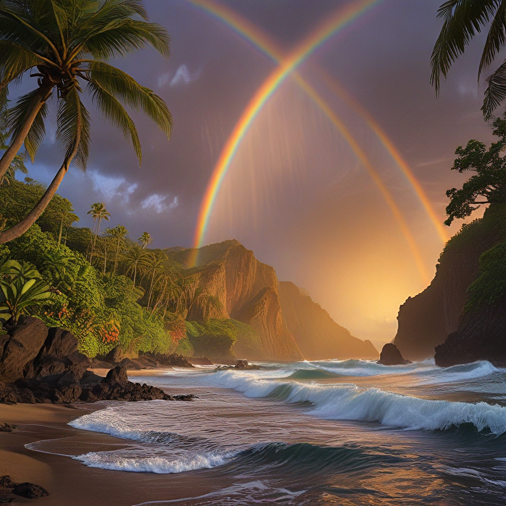 Hawaiian Folklore: The Night Rainbow’s Legend