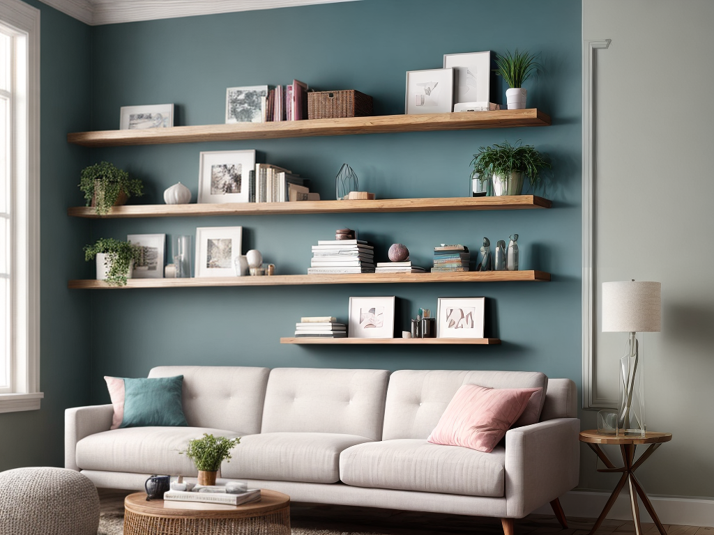 Color in Customization: Painting Your Shelves to Match Your Decor
