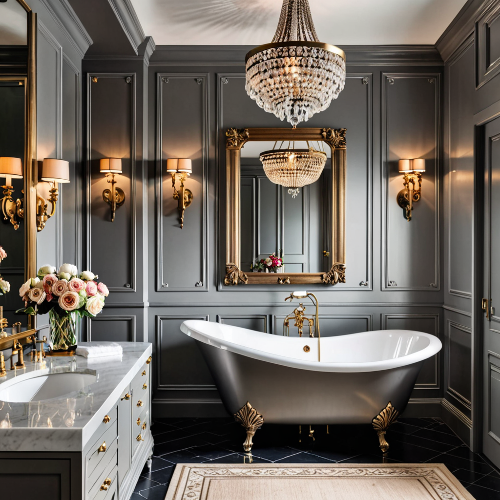 Vintage Glamour: Luxe Touches in Bathroom Design Trends