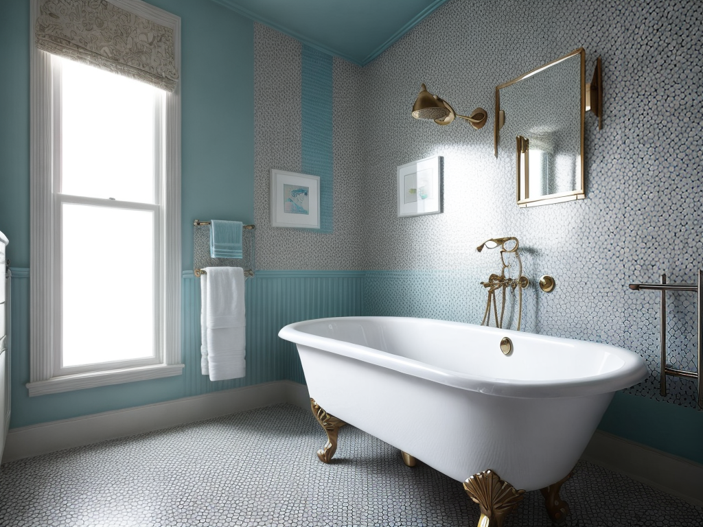 Mixing and Matching Patterns in the Bathroom